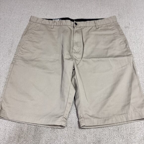 Volcom Shorts Beige Pockets Men’s Size 38 - Picture 7 of 11